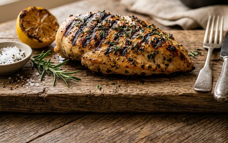 Pechugas de pollo marinadas a la parrilla
