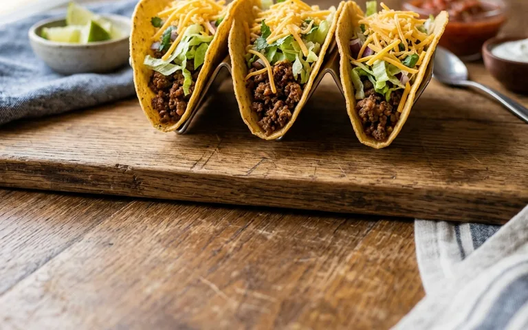Tacos de res molida