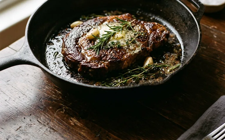 Un bistec strip New York sellado
